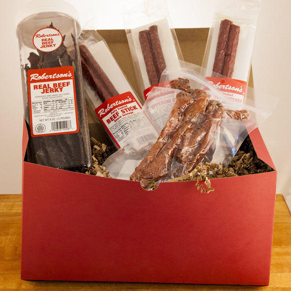Jerky Snack Gift Box (Nice To Meat You) Robertson's Hams