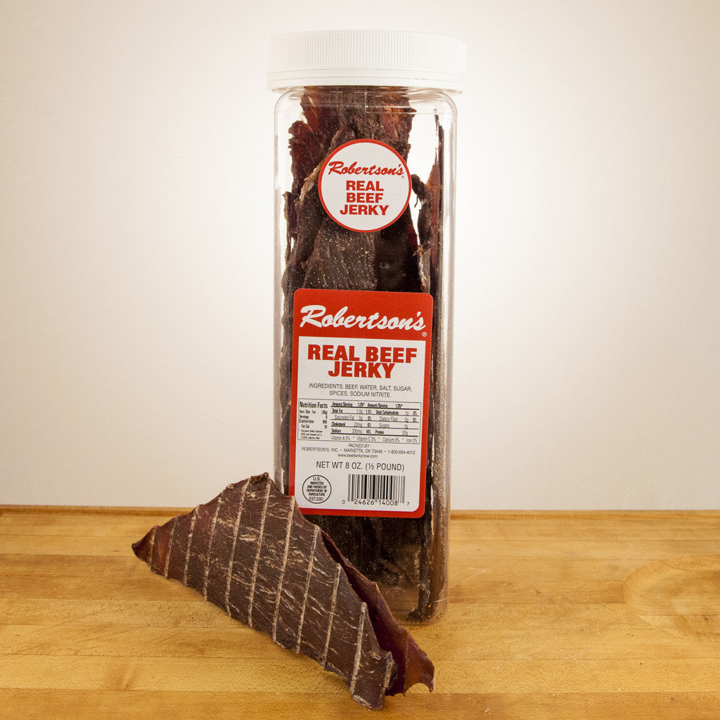 Real Beef Jerky  Robertson's Hams