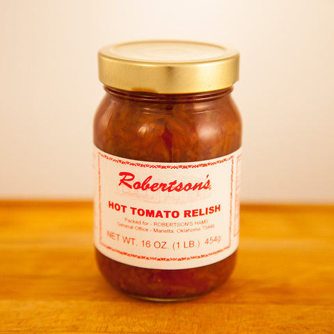 GREEN TOMATO RELISH (picture shows red but only green available)